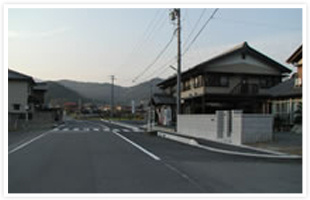 県単　地方特定道路整備事業工事のイメージ